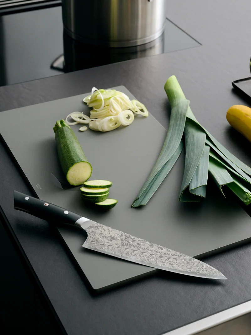 Cutting Board Set, grey, all 3 Sizes + Board Butter