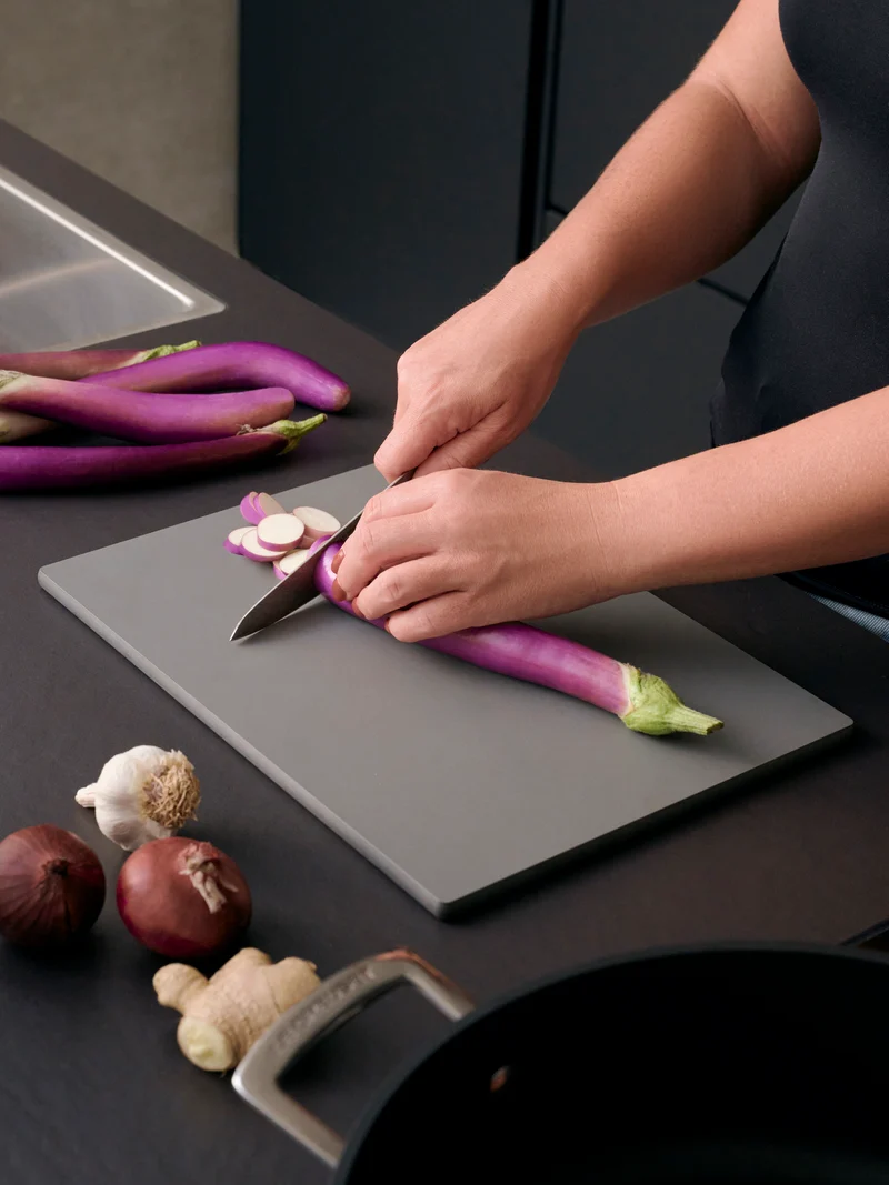 Cutting Board Set, grey, small + large + Board Butter