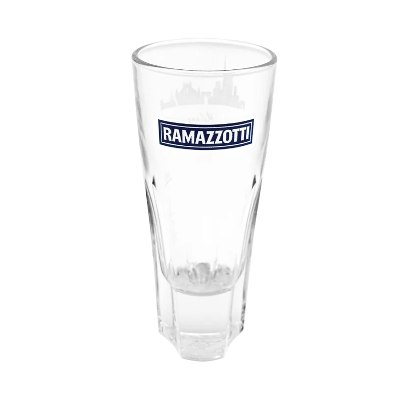 Ramazzotti (schrift blau) Glas 2cl / 4cl doppelt geeicht