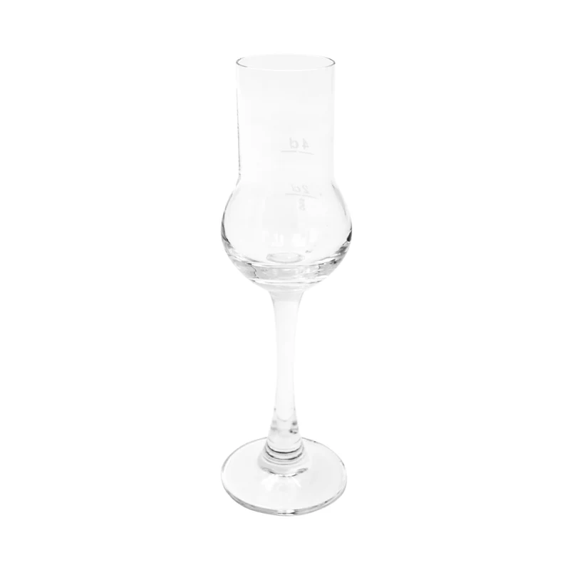 Schnapsglas mit Stiel 2cl / 4cl doppelt geeicht