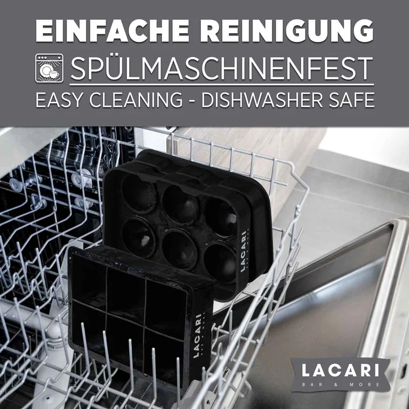 XXL Eiswürfelform runde & eckige Eiswürfel