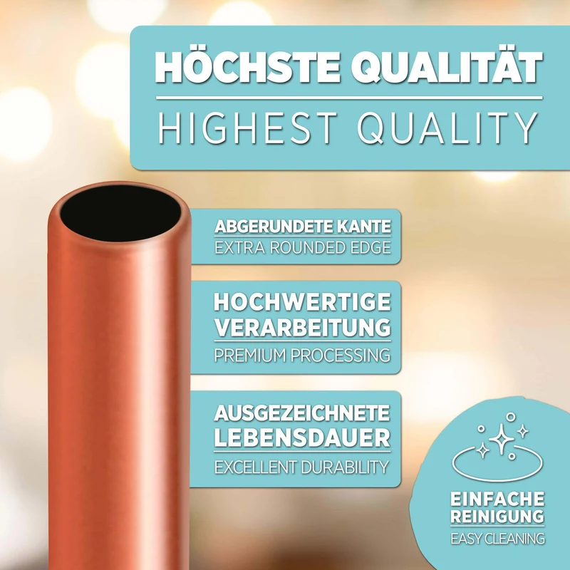 Kupfer Strohhalme