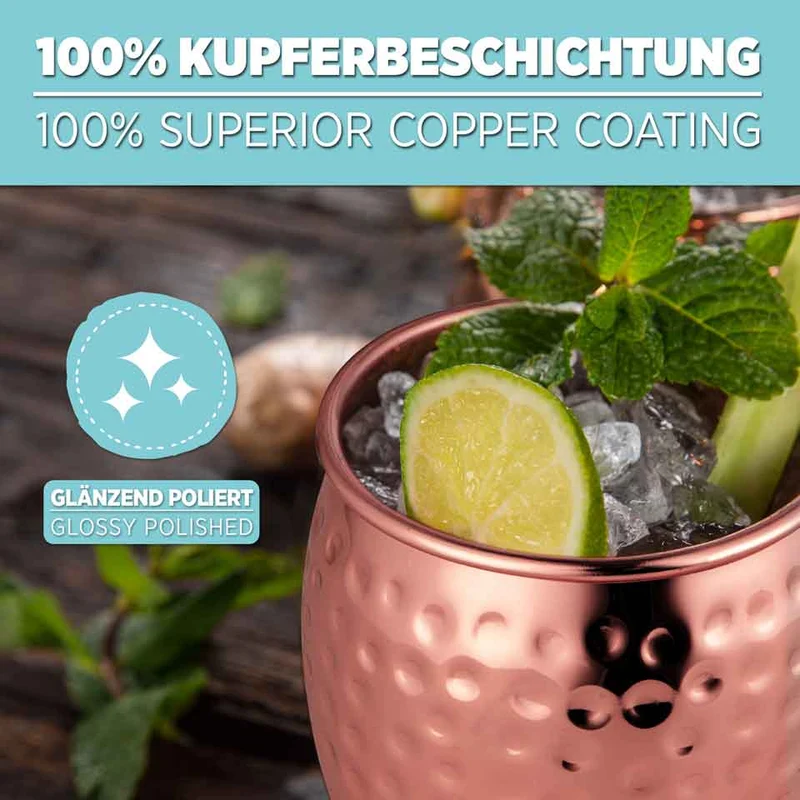 Moscow Mule Becher - 2er Set - 470ml