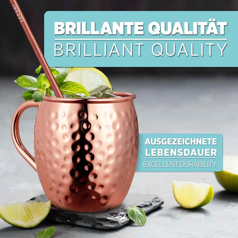 Moscow Mule Becher - 2er Set - 470ml