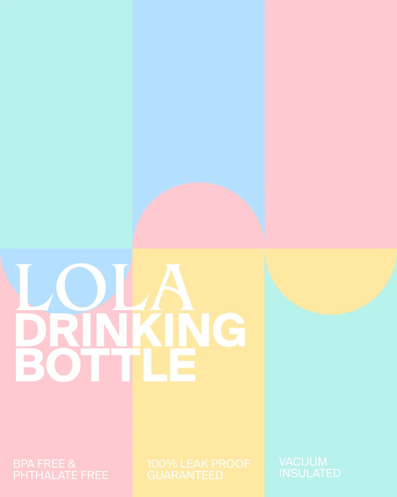 Lola Trinkflasche hellblau
