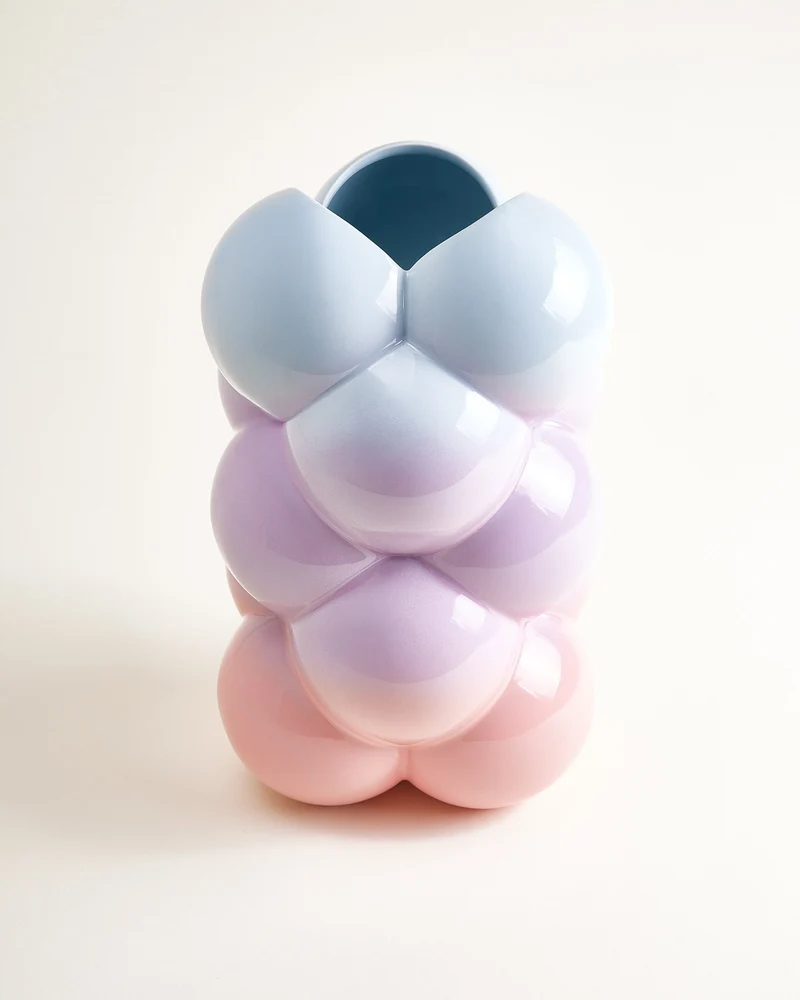 MaM x Patrick Vogel Vase L blau lila rosa