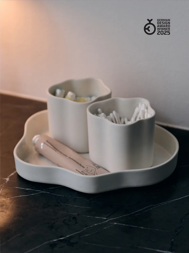 Cloud Jar small, white, set of 3