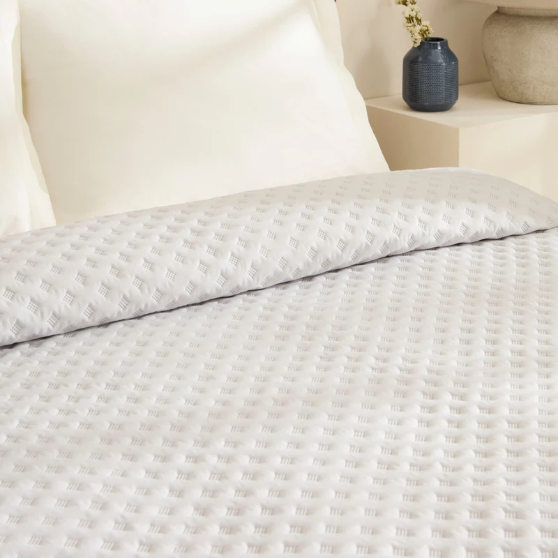Karaca Ines Tagesdecken-Set, Doppelbett, Grau