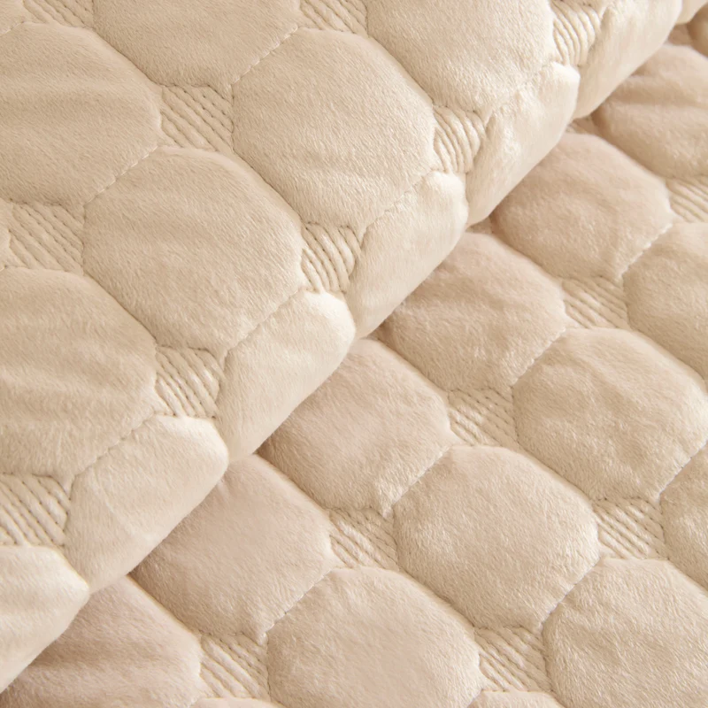 Karaca Alice Tagesdecken-Set, Einzelbett, Beige