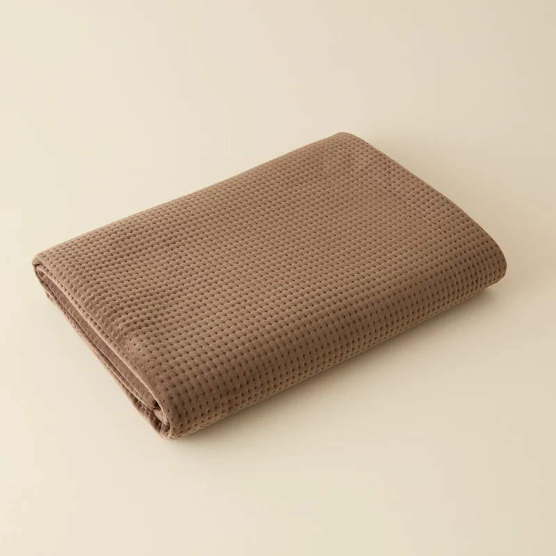 Karaca Chloe Tagesdecke, Doppelbett, Braun