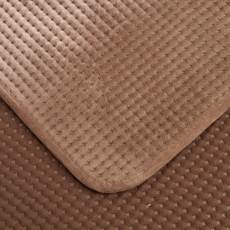 Karaca Chloe Tagesdecke, Doppelbett, Braun