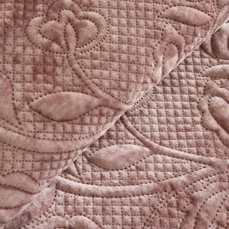 Karaca Audrey Tagesdecke, Einzelbett, Rose