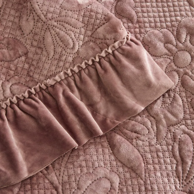 Karaca Audrey Tagesdecke, Doppelbett, Rose