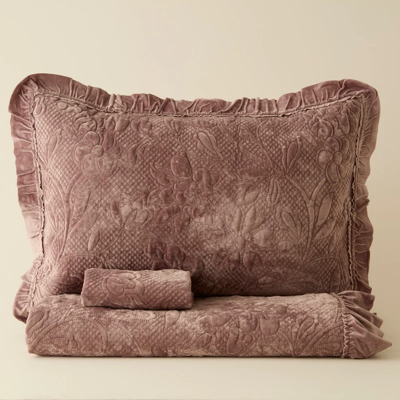 Karaca Audrey Tagesdecke, Doppelbett, Rose