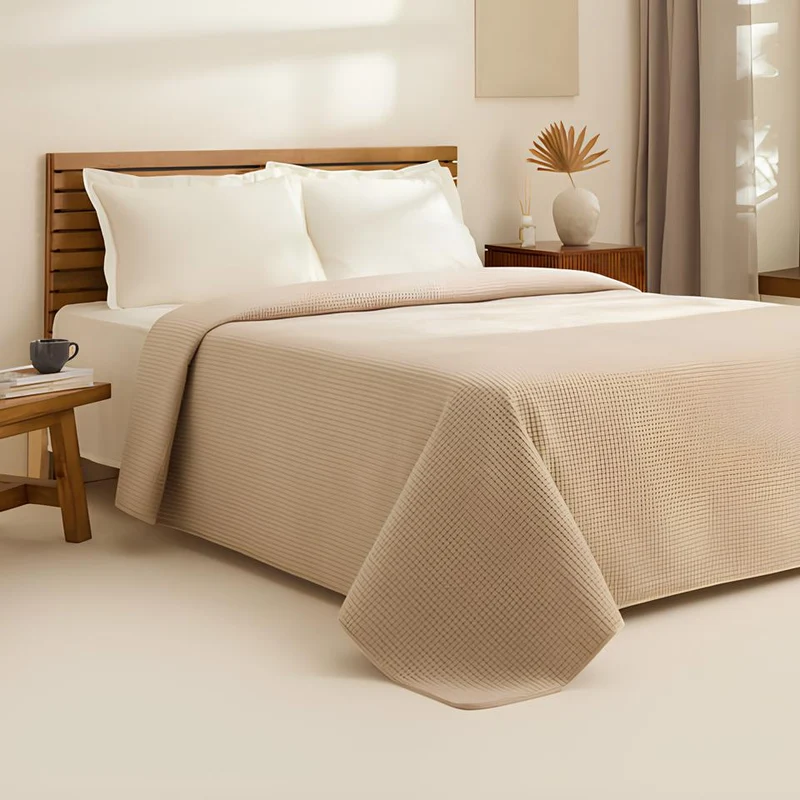 Karaca Chloe Tagesdecke, Doppelbett, Beige