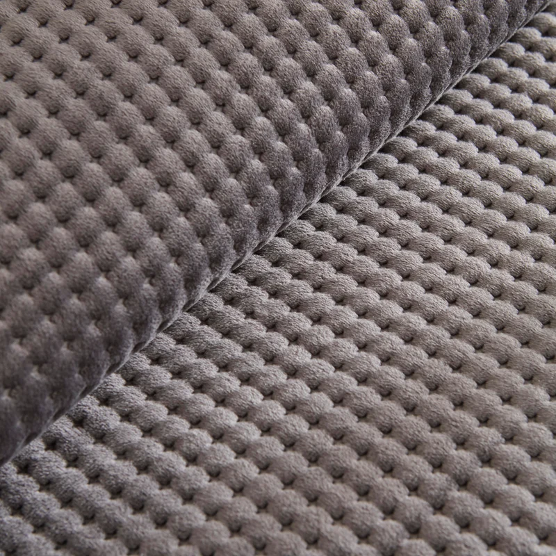 Karaca Chloe Tagesdecke, Doppelbett, Anthrazit