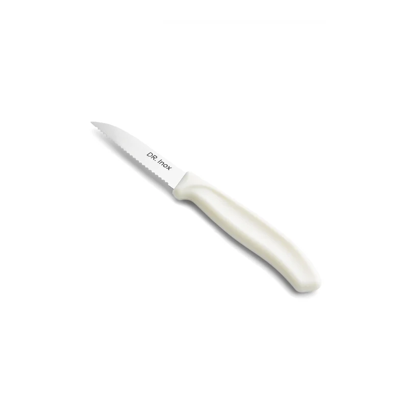 Dr. Inox Wellenschliff-Schälmesser 19cm Creme