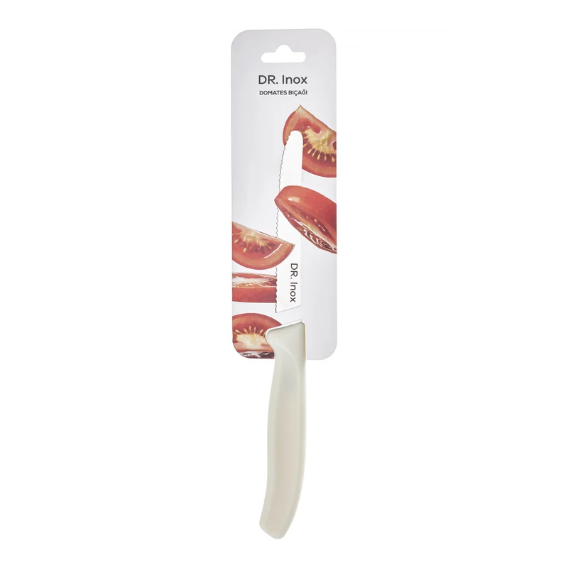 Dr. Inox Cremefarbenes Tomatenmesser 22cm