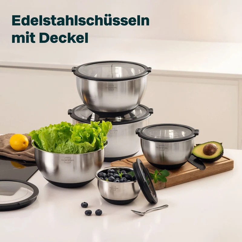 Edelstahlschüssel 3,8 Liter