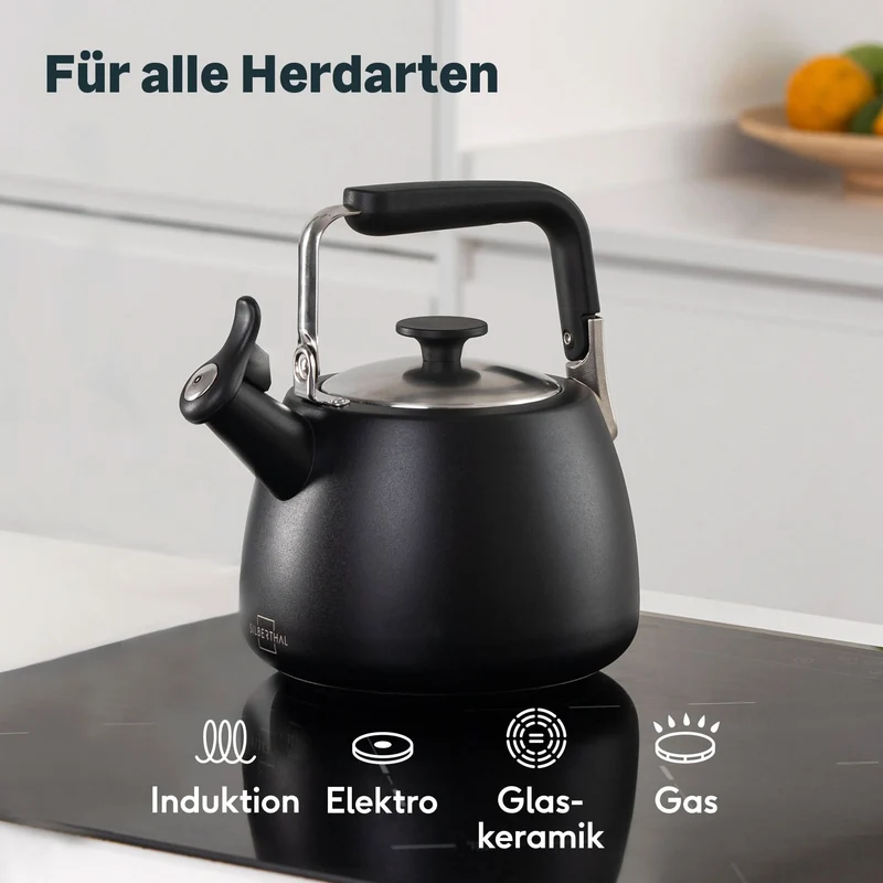Wasserkessel 1,9 Liter - schwarz
