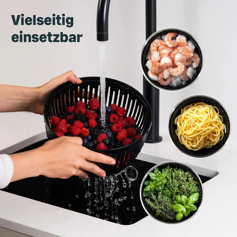 Salatschleuder Set 7-teilig