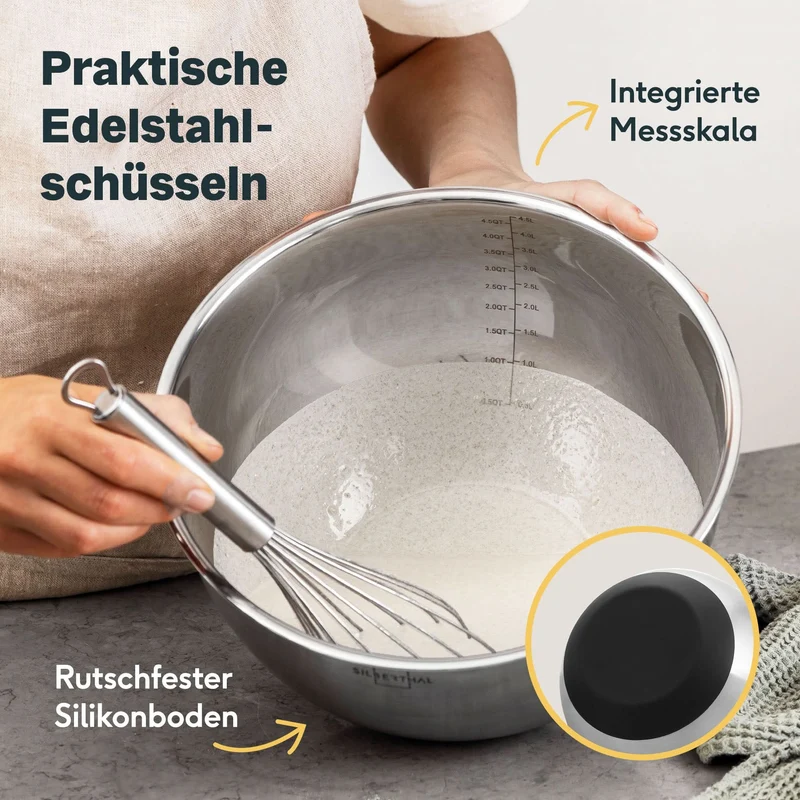Salatschleuder Set 7-teilig