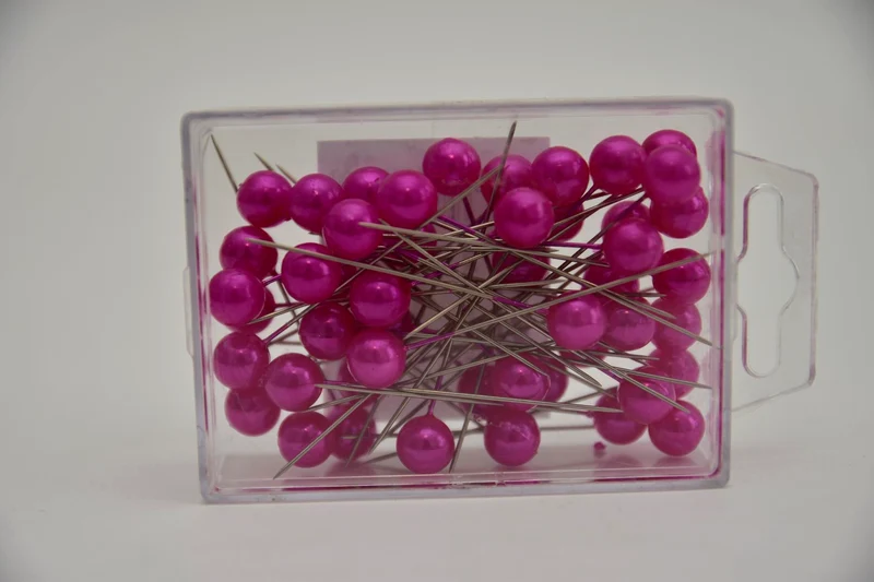 Fuchsia Pushpins 10mm 50 Stück