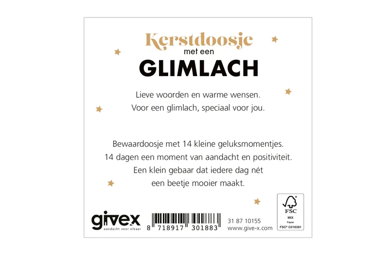 Kerstdoosje met een Glimlach