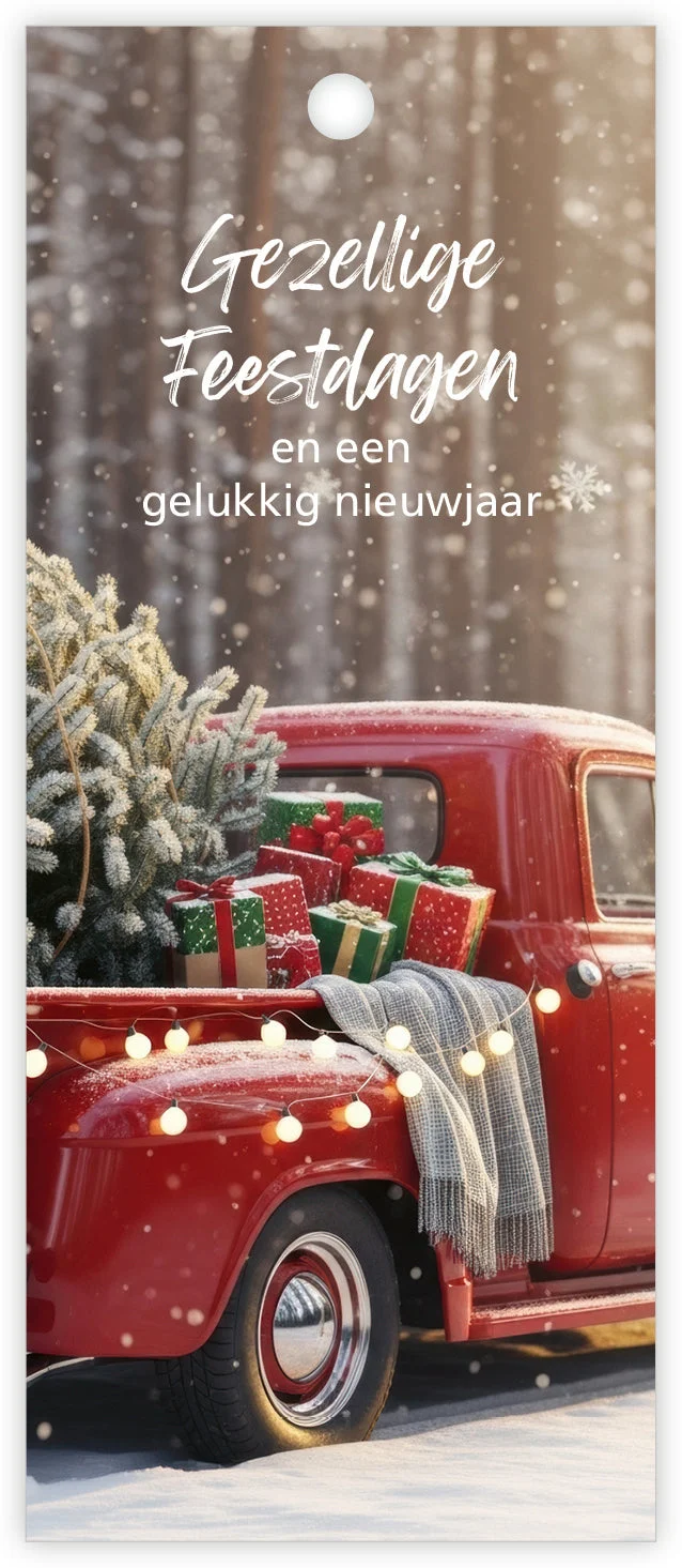 Pakje a 12 Kadokaartjes Gezellige Feestdagen en een gelukkig nieuw jaar