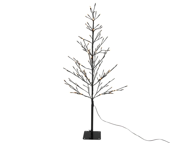 Boom zwart 120cm 80gold LED IP44 adapter 3mtr