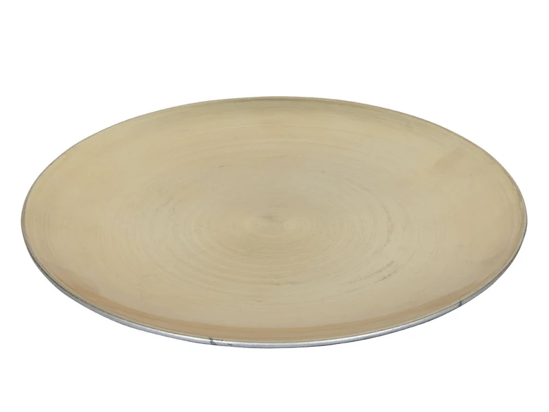 Onderbord metallic goud Ø25cm