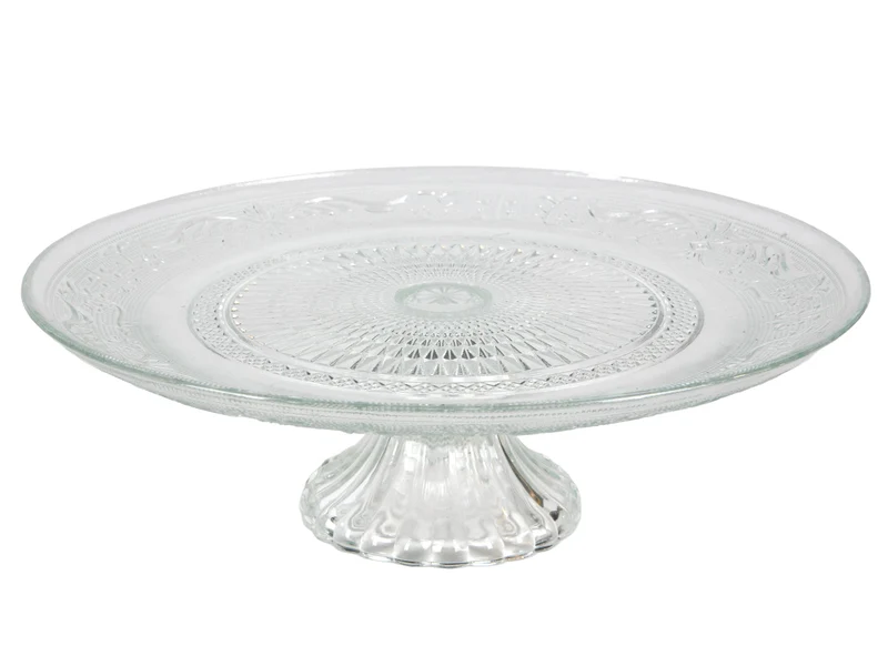 Taartplateau glas clear 28,9x9cm