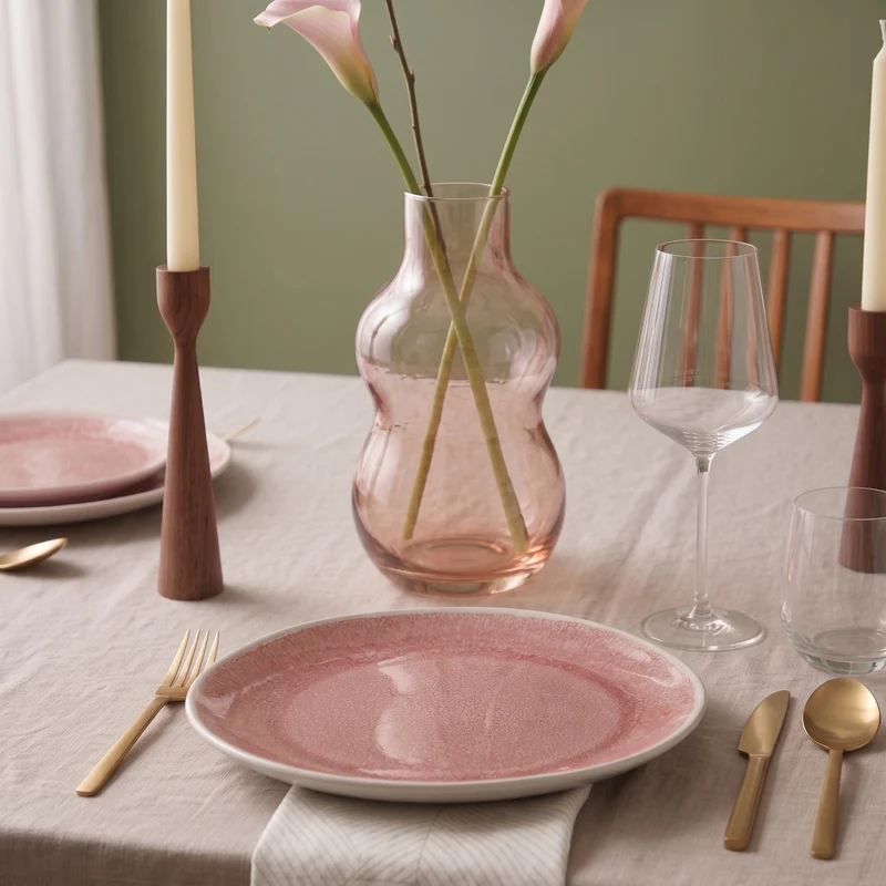 Cookinglife Speiseteller Nola Rosa ø 27 cm – 6 Stück