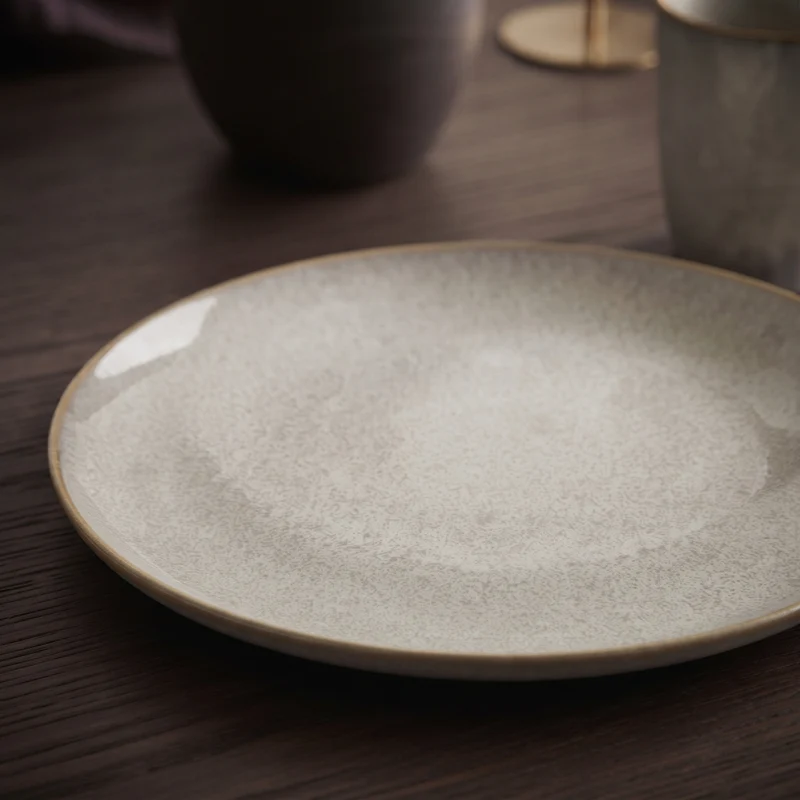 Cookinglife Speiseteller Linen Beige ø 27 cm – 6 Stück