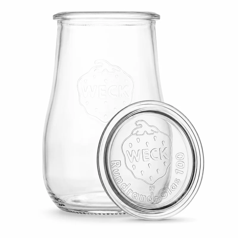WECK-Tulpenglas 1750 ml RR 100 mit Glasdeckel im 4er Karton