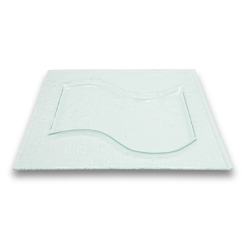 Dessertteller glas rechteckig 30cm x 23cm
