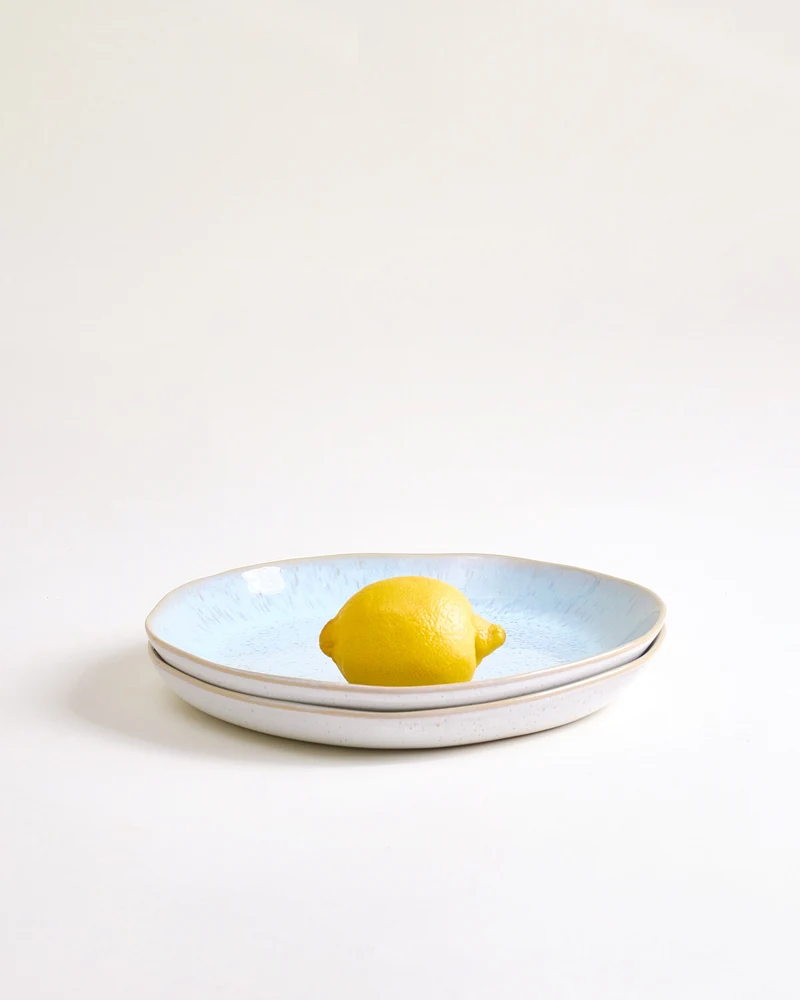 MaM x aripastaclub Teller klein organic Areia azur