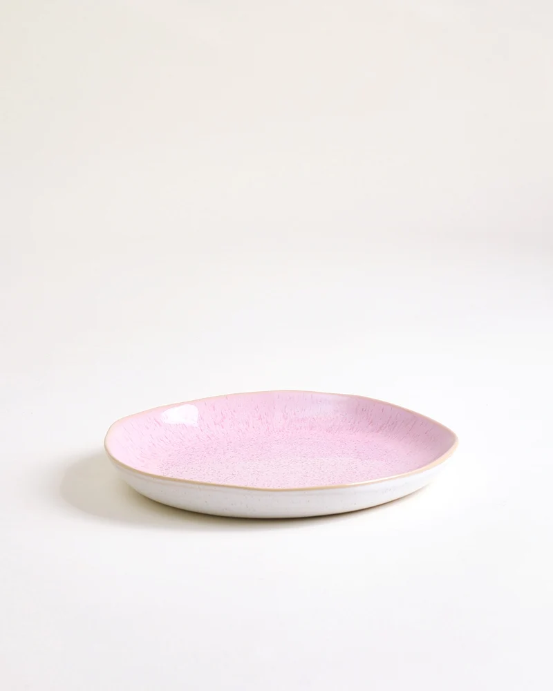 MaM x aripastaclub Teller klein organic Areia rosé