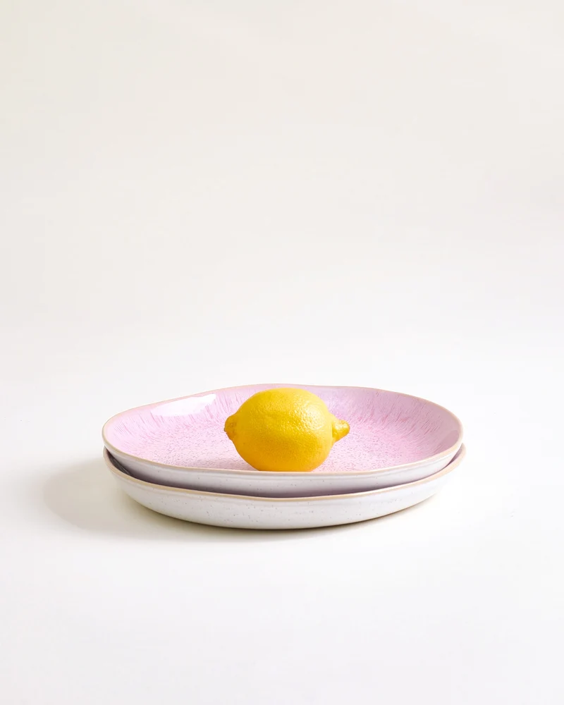 MaM x aripastaclub Teller klein organic Areia rosé