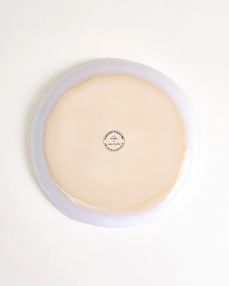 MaM x aripastaclub Teller groß organic Areia sand