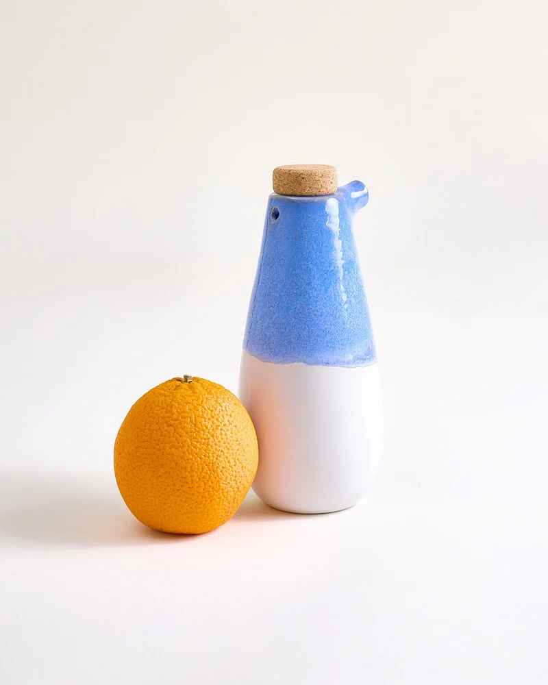 Coimbra Essig- & Ölflasche cornflower