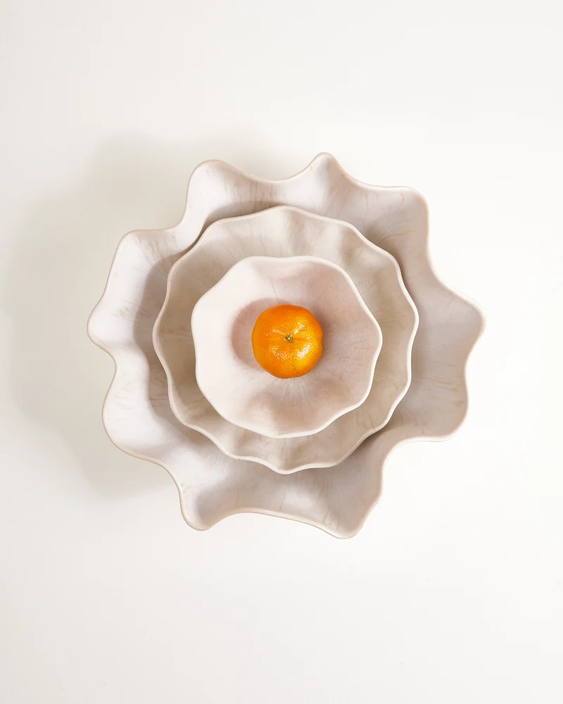 Sintra Servierschale groß shell sand