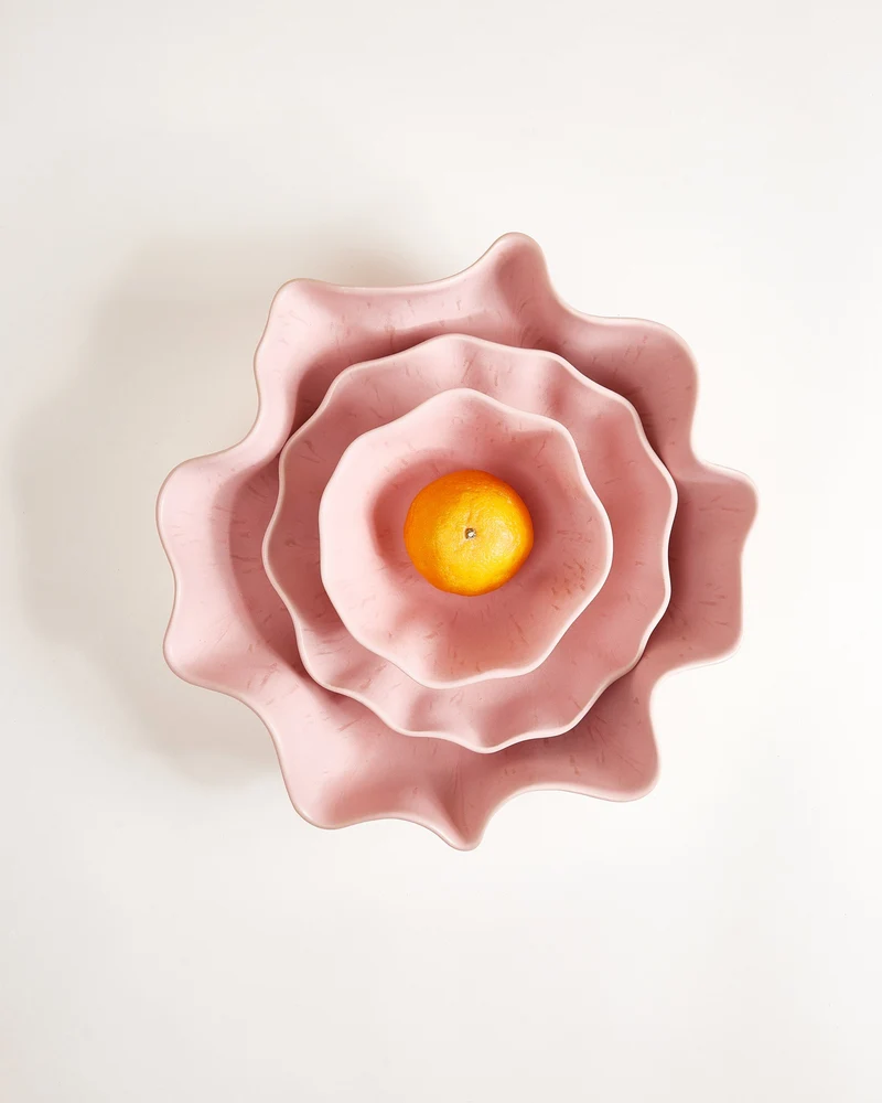 Sintra Geschirr-Set shell rosé 3-teilig