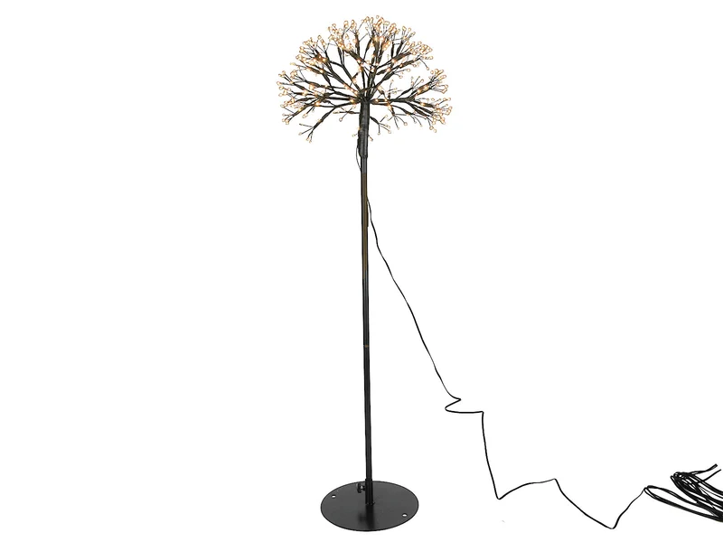 Bal op standaard zwart 88cm 384warmled flash IP44