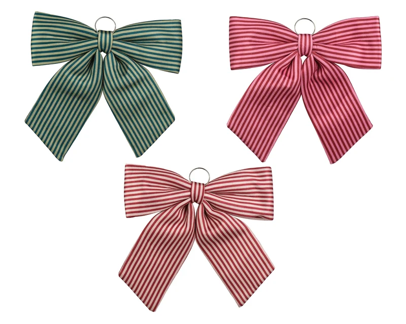Strik polyester 3 kleuren assortie L.5.5cm x W.48cm x H.52cm