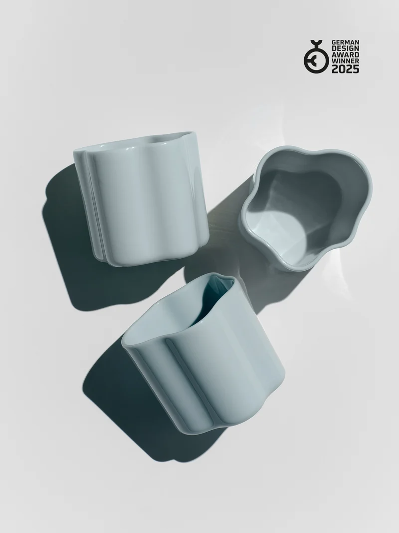 Cloud Jar small, baby blue, set of 3