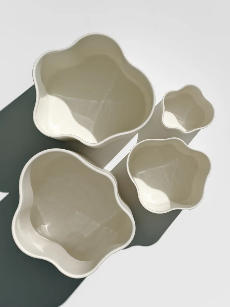 Cloud Jar Set, white, All 4 sizes