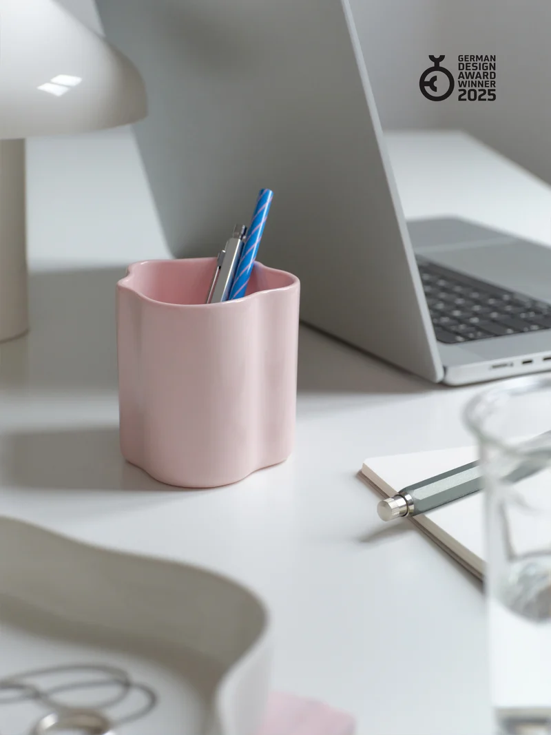 Cloud Jar Set, milky pink, small + medium