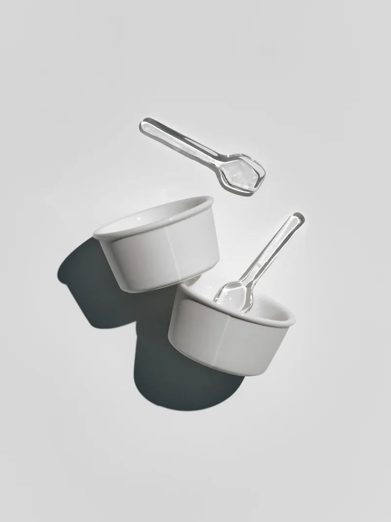 Gelato Cups & Spoons, 2x set of 2