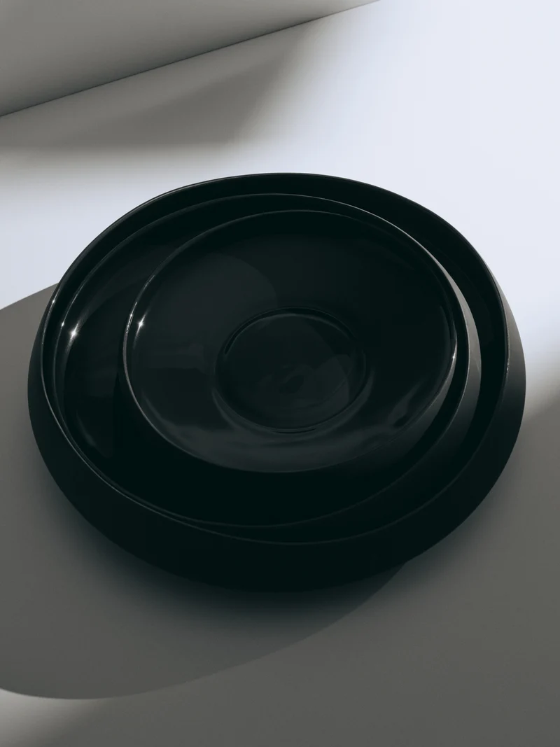 Centerpiece Set, black, All 3 sizes